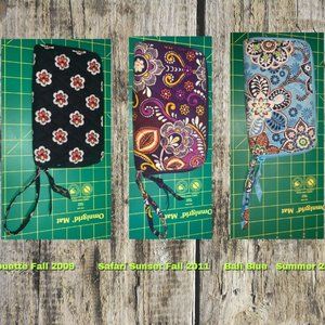 Vera Bradley zipped around wallet/wristlet
